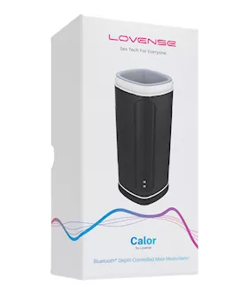 Lovense Calor Compact Heating Masturbator - Black