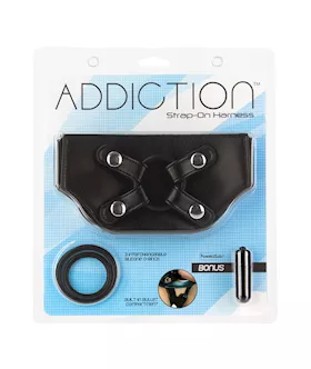 Addiction Strap On Harness - Black