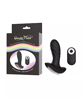 Gender Fluid Buzz Anal Vibe W/remote - Black