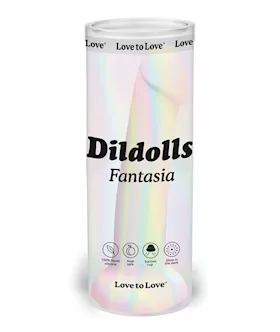 Love To Love Curved Suction Cup Dildolls Fantasia - Asst Colors