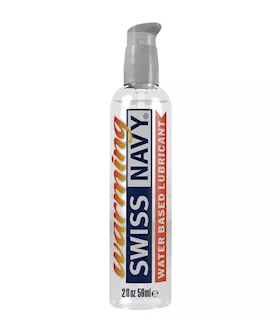 Swiss Navy Warming Water Based Lubricant - 2 Oz