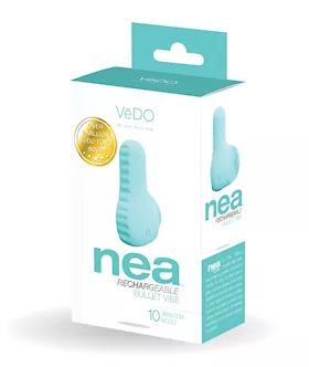 Vedo Nea Rechargeable Finger Vibe - Tease Me Turquoise