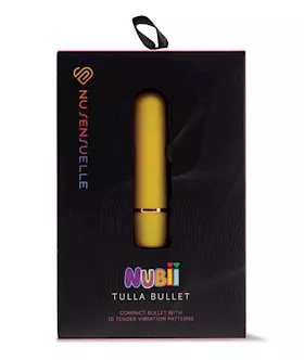 Nu Sensuelle Nubii Tulla Rounded Tip 10 Speed Bullet - Yellow