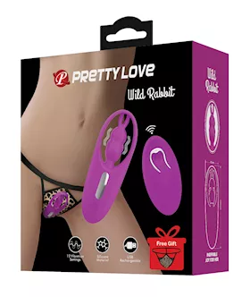 Pretty Love Wild Rabbit Panty Vibe W/free Panty - Fuchsia