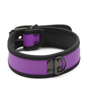 Plesur Neoprene Puppy Collar - Purple