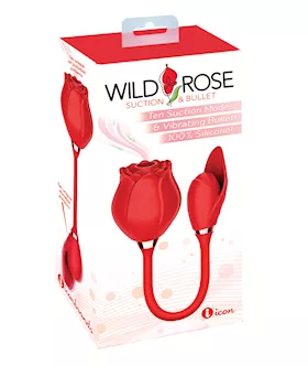 Wild Rose & Bullet Vibrator - Red