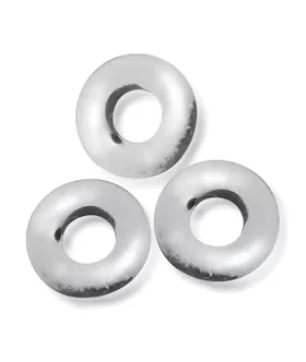 Oxballs Fat Willy 3 Pack Jumbo Cock Rings - Clear