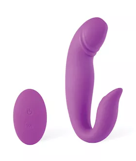 Dolphin Rolling G Spot Vibrator & Clit Stimulator - Purple