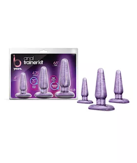 Blush B Yours Anal Trainer Kit - Purple Swirl