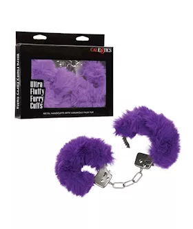 Ultra Fluffy Furry Cuffs - Purple