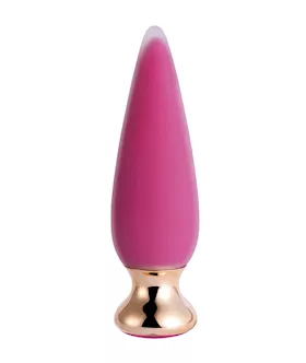 Doro Plus Vibrating Anal Plug With Remote Control - Pink