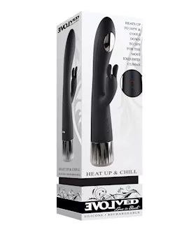 Evolved Heat Up & Chill G-spot Rabbit - Black