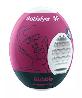 Satisfyer Masturbator Egg Bubble - Violet