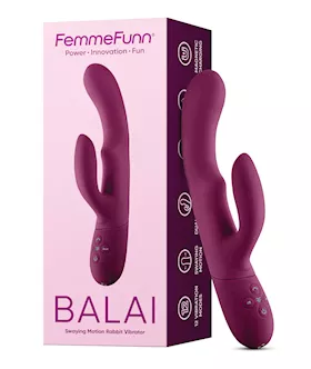Femme Funn Balai Side To Side Swaying Rabbit - Fuchsia