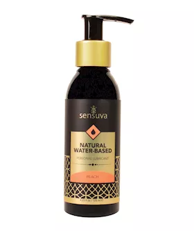 Sensuva Natural Water Based Personal Moisturizer - 4 Oz Peach