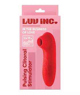 Luv Inc. Pulsing Clitoral Stimulator - Red