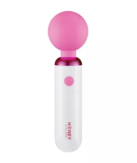 Pomi Wand Clit Tease Vibrating Wand - White