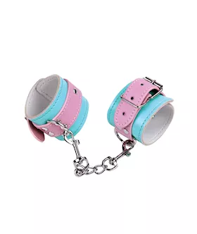Nobu Fetish Handcuffs - Pink/blue