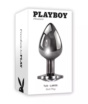 Playboy Pleasure Tux Butt Plug - Large