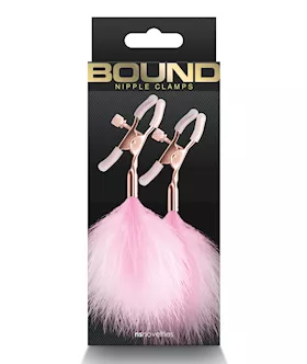 Bound F1 Nipple Clamps - Pink