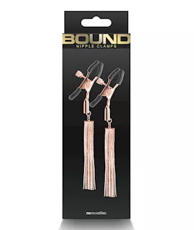 Bound D2 Nipple Clamps - Rose Gold
