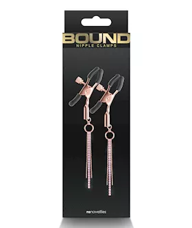 Bound D3 Nipple Clamps - Rose Gold