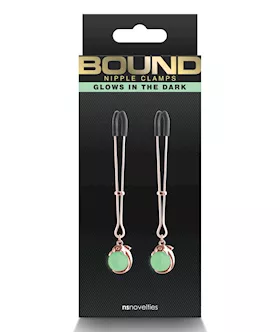 Bound G1 Nipple Clamps - Rose Gold