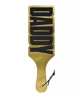 Wood Rocket Daddy Paddle - Black/gold