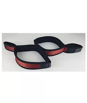 Spartacus Wrist To Thigh Cuffs - Neoprene Red