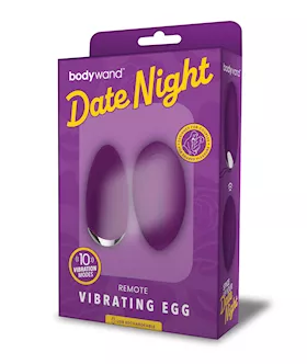 Bodywand Date Night Remote Vibrating Egg - Purple