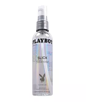 Playboy Pleasure Slick Silicone Lubricant - 4 Oz