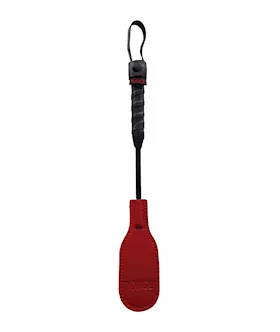 Rouge Mini Leather Oval Paddle - Red