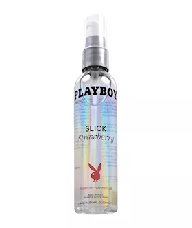 Playboy Pleasure Slick Lubricant -  4 Oz Strawberry
