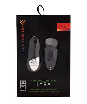 No Eta Nu Sensuelle Lyra Remote & App Enabled Panty Vibe - Black