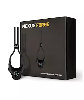 Nexus Forge Single Lasso Vibrating Cock Ring - Black