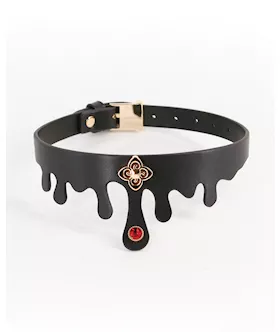 Fetish & Fashion Elvira Collar - Black