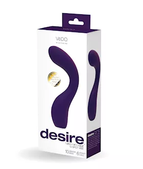 Vedo Desire Rechargeable G-spot Vibe - Purple