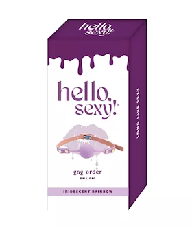 Hello Sexy! Gag Order - Iridescent Rainbow