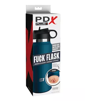 Pdx Plus Fuck Flask Private Pleaser Stroker - Light/blue