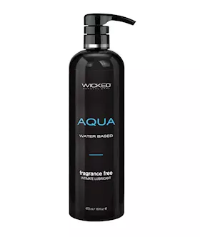 Wicked Sensual Care Aqua Waterbased Lubricant 16 oz Fragrance Free