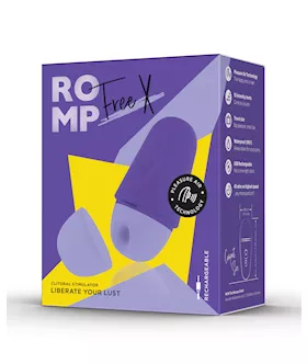Romp Free X Clitoral Vibrator - Purple