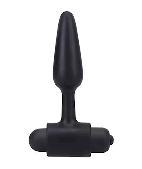 In A Bag 3" Vibrating Butt Plug - Black