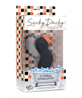 Inmi Shegasm Sucky Ducky Silicone Clitoral Stimulator - Black