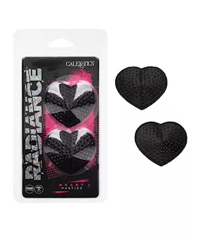 Radiance Heart Pasties Black O/s