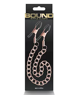 Bound Dc2 Nipple Clamps - Rose Gold
