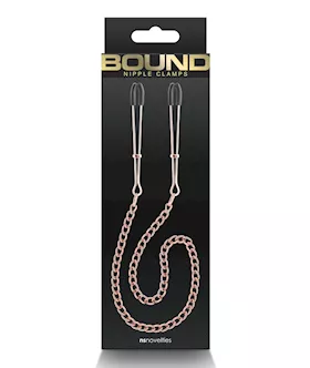 Bound Dc3 Nipple Clamps - Rose Gold