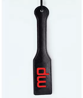 Lust Pu Leather Mp Paddle - Black
