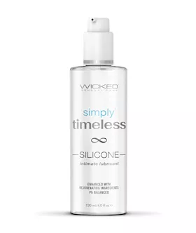 Wicked Sensual Care Simply Timeless Silicone Lubricant - 4 Oz