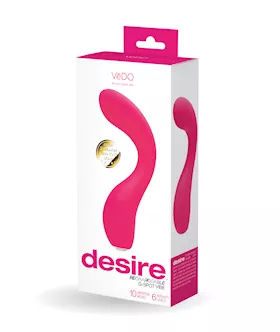 Vedo Desire Rechargeable G-spot Vibe - Pink