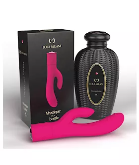 Lola Milani Mystique Rabbit W/black Bottle - Fuchsia